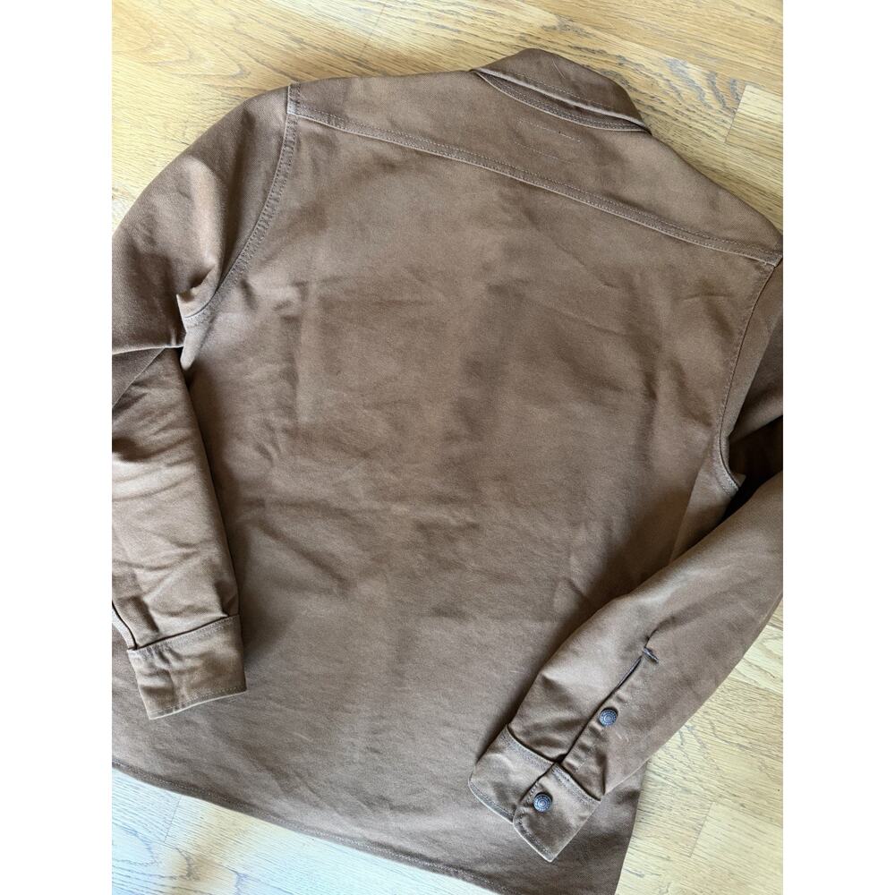 IRON HEART Duck Canvas CPO ‘Untucked’ IHSH-189-BRN 17OZ - Medium - Picture 5 of 6